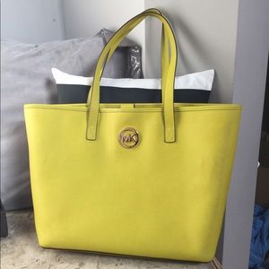 Michael Kors Large Leather Travel Tote